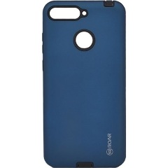 Huawei Y6 Prime (2018) ROAR RICO ARMOR szilikon telefonvédő ütésállóság, matt, SÖTÉTKÉK
