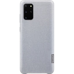 Samsung S20 Plus 5G SAMSUNG műanyag telefonvédő kvadrát textil bevonat SZÜRKE