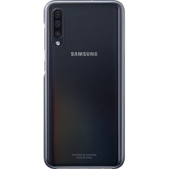 Samsung A50 SAMSUNG műanyag telefonvédő színátmenet FEKETE