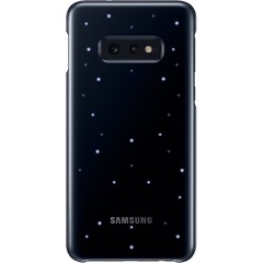 Samsung S10e SAMSUNG műanyag telefonvédő ultravékony, LED világítás, FEKETE