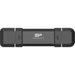 Silicon Power Marvel Xtreme DS72 250GB USB-A/C 3.2 Gen2 külső SSD fekete