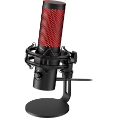 HP HyperX QuadCast 2 gaming mikrofon fekete