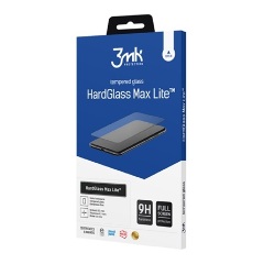 iPhone 16 Pro Max 5G 3MK HARD GLASS MAX LITE képernyővédő üveg 3D, 9H, FEKETE