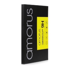 Samsung Note 10 AMORUS képernyővédő üveg 3D, 9H, FEKETE