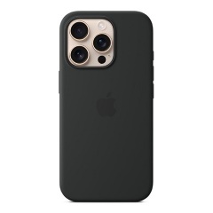 iPhone 16 Pro Max 5G APPLE szilikon telefonvédő MagSafe FEKETE