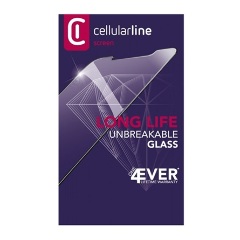 iPhone 13 Pro Max CELLULARLINE LONG LIFE képernyővédő üveg 3D, 9H, FEKETE