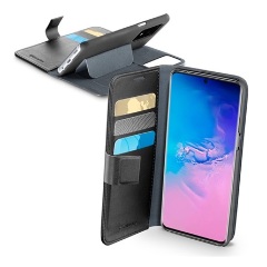 Samsung S20 Ultra 5G CELLULARLINE BOOK AGENDA tok álló, bőr hatású FLIP, RFID, FEKETE