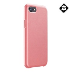 iPhone SE 3 (2022) CELLULARLINE ELITE műanyag telefonvédő mikrofiber belső, valódi bőr hátlap, NARANCSSÁRGA