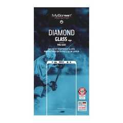 Redmi A2 Plus MYSCREEN DIAMOND GLASS EDGE képernyővédő üveg 2.5D, 9H, FEKETE