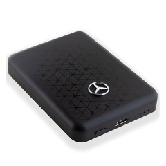 MERCEDES-BENZ vésztöltő Type-C aljzat 5000mAh, MagSafe, FEKETE