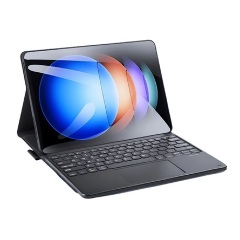 Xiaomi Pad 6S Pro DUX DUCIS tok álló, bőr hatású FLIP, ceruza tartó, FEKETE