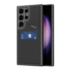 Samsung S24 Ultra 5G DUX DUCIS RAFI II MAG szilikon telefonvédő kitámasztó, MagSafe, FEKETE