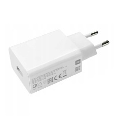 XIAOMI hálózati töltő USB aljzat (22.5W, gyorstöltő 3.0) FEHÉR (Gigapack csomagolás)