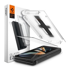 Samsung Z Fold4 5G SPIGEN FC képernyővédő üveg 2.5D, színkiemelés, ÁTLÁTSZÓ