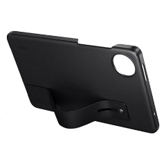 Redmi Pad SE XIAOMI tok álló, bőr hatású aktív FLIP, asztali tartó, FEKETE