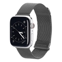 Apple Watch Series 10 46mm DUX DUCIS pótszíj egyedi méret, mágneses, SZÜRKE
