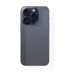iPhone 15 Pro Max Gigapack Hátlapvédő üveg 2.5D, 9H, ÁTLÁTSZÓ