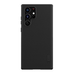 Samsung S22 Ultra 5G NILLKIN SUPER FROSTED PRO műanyag telefonvédő ütésállóság, érdes felület, FEKETE