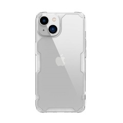 iPhone 14 NILLKIN NATURE PRO szilikon telefonvédő ütésállóság, légpárnás sarok, ÁTLÁTSZÓ