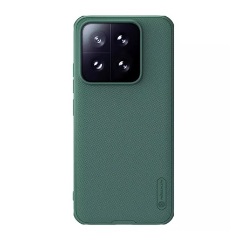 Xiaomi 14 5G NILLKIN SUPER FROSTED PRO műanyag telefonvédő ütésállóság, érdes felület, SÖTÉTZÖLD
