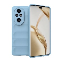 Honor 200 Pro 5G Gigapack Szilikon telefonvédő ütésállóság, 3D, VILÁGOSKÉK