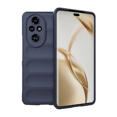 Honor 200 Pro 5G Gigapack Szilikon telefonvédő ütésállóság, 3D, SÖTÉTKÉK