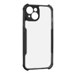 iPhone 15 Plus Gigapack Szilikon telefonvédő ütésállóság, kameravédő, FEKETE