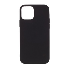 iPhone 12 Gigapack Szilikon telefonvédő matt FEKETE