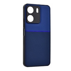 Xiaomi Poco C65 4G Gigapack Szilikon telefonvédő ütésállóság, csíkos, SÖTÉTKÉK