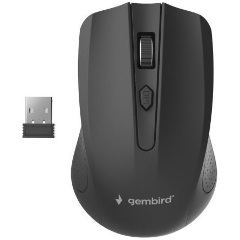 Gembird MUSW-4B-04 vezeték nélküli optikai egér fekete Gembird MUSW-4B-04 vezeték nélküli optikai egér fekete