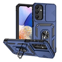 Samsung A15 5G Gigapack Defender szilikon telefonvédő ütésállóság, kameravédő, SÖTÉTKÉK