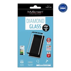 Samsung S23 Ultra MYSCREEN DIAMOND GLASS EDGE képernyővédő üveg 3D, 9H, FEKETE