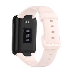 Xiaomi Mi Band 7 Pro Gigapack pótszíj egyedi méret, szilikon, RÓZSASZÍN