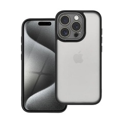iPhone 15 Pro Gigapack Szilikon telefonvédő ütésállóság, kameravédő, FEKETE