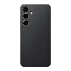 Samsung S24 Plus 5G Designed for SAMSUNG műanyag telefonvédő ECO bőr hatású hátlap FEKETE