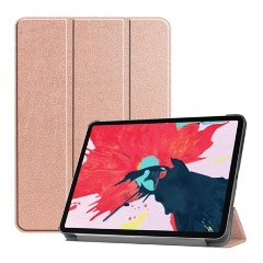 IPAD Air 11 (2024) Gigapack Tok álló, bőr hatású aktív FLIP, asztali tartó, ROZÉARANY 2