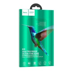 iPhone 12 mini HOCO képernyővédő üveg 3D, 9H, FEKETE