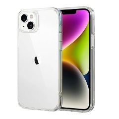 iPhone 14 Plus ESR KRYSTEC műanyag telefonvédő ütésállóság, légpárnás sarok, ÁTLÁTSZÓ