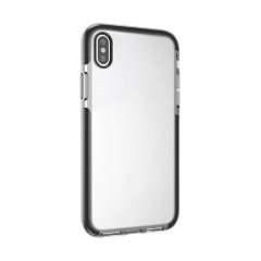 iPhone XS Max 6.5 4-OK szilikon telefonvédő ütésállóság, légpárnás keret, FEKETE