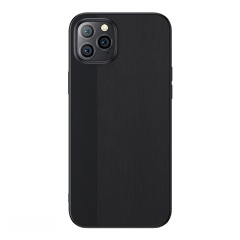 iPhone 12 mini JOYROOM szilikon telefonvédő ultravékony, szálcsiszolt, FEKETE