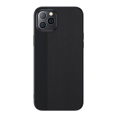 iPhone 12 Pro Max JOYROOM BRIGHT SHADOW szilikon telefonvédő ultravékony, szálcsiszolt, FEKETE