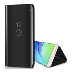 Samsung A52s 5G Gigapack Tok álló aktív FLIP, tükrös, FEKETE