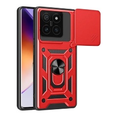 Xiaomi 14T 5G GIGAPACK Defender szilikon telefonvédő ütésállóság, kameravédő, PIROS