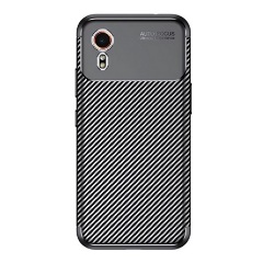 Samsung Xcover 7 5G Gigapack Szilikon telefonvédő ütésállóság, karbon minta, FEKETE
