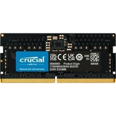 Crucial 8GB 5600MT/s DDR5 - SODIMM memória CL46 fekete