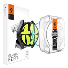 Samsung Watch 7 eSIM 44mm SPIGEN EZ FIT kijelzővédő üveg 2db 2.5D, 9H, ÁTLÁTSZÓ