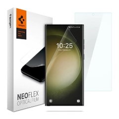 Samsung S23 Ultra SPIGEN NEOFLEX képernyővédő fólia 2db full screen, tok barát, ÁTLÁTSZÓ