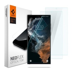 Samsung S22 Ultra 5G SPIGEN NEOFLEX képernyővédő fólia 2db full screen, tok barát, ÁTLÁTSZÓ