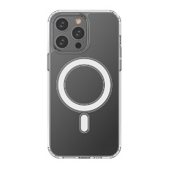 iPhone 14 Pro Max Gigapack Szilikon telefonvédő ütésállóság, MagSafe, ÁTLÁTSZÓ
