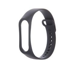 Xiaomi Mi Band 7 Gigapack Pótszíj egyedi méret, szilikon, FEKETE
